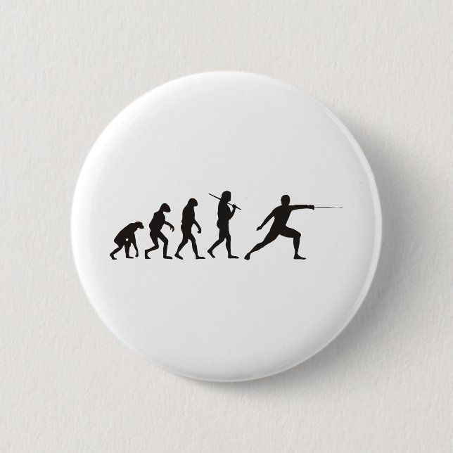 Die Evolution der Zäune Button (Vorderseite)