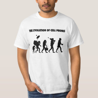 Die Evolution der Zellen-Telefone T-Shirt