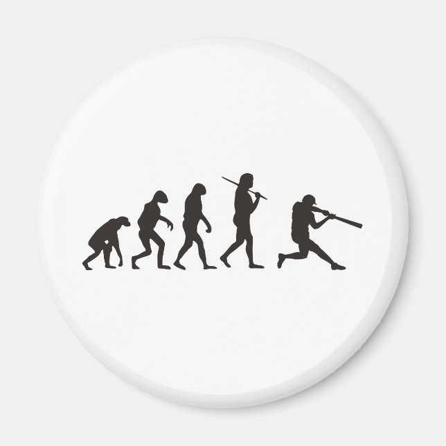 Die Evolution des Baseballbatters Magnet (Vorne)
