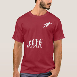 "Die Evolution des Menschen" Superhelden-Shirt T-Shirt