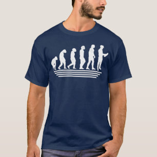 Die Evolution eines Zivilen technischen Funny Zivi T-Shirt