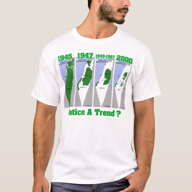 Die Evolution von Palästina T-Shirt (Vorderseite)