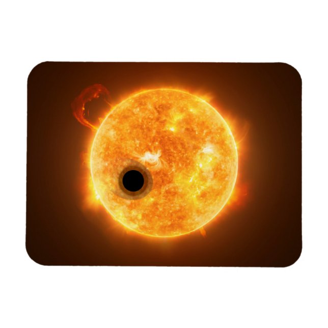 Die Exoplanet Wasp-107b ist ein Gasriese Magnet (Horizontal)