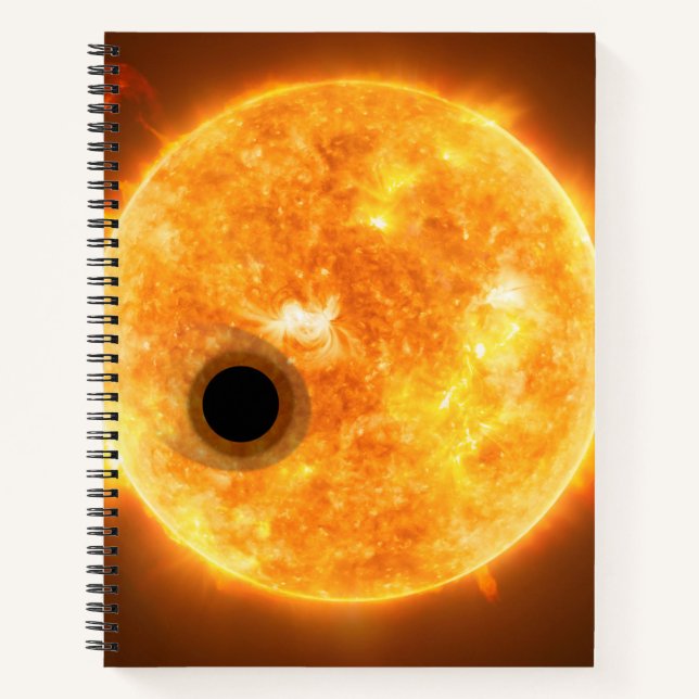 Die Exoplanet Wasp-107b ist ein Gasriese Notizbuch (Vorderseite)