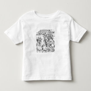Die Extraktion der Metalle, nach einem Holzschnitt Kleinkind T-shirt