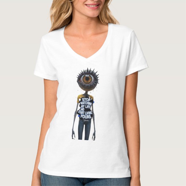 Die Eye And Word Sammlung T-Shirt (Vorderseite)
