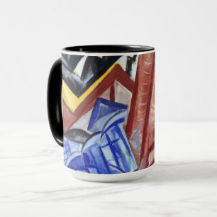 Die Fabrik und die Brücke Tasse