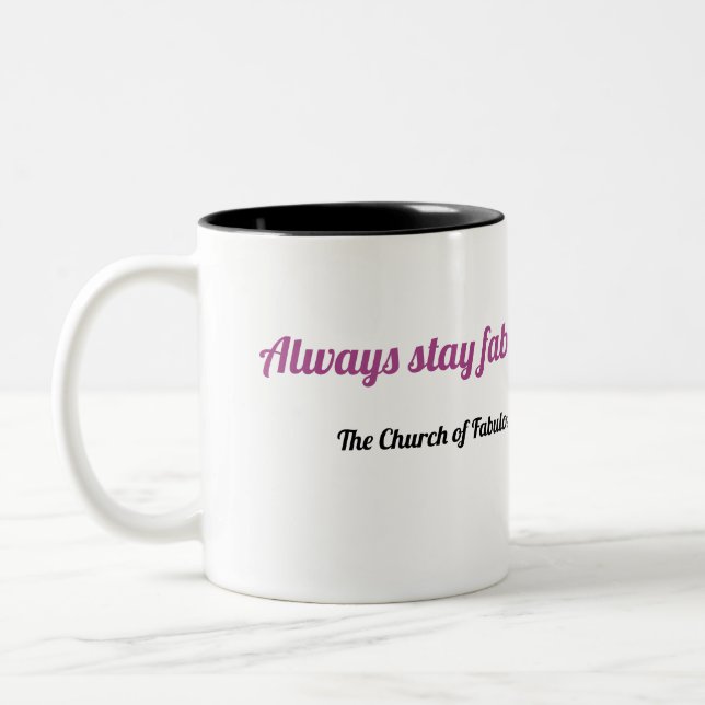 Die Fabulosity-Tasse Zweifarbige Tasse (Links)