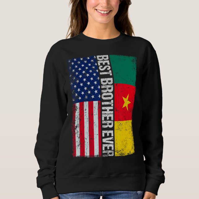 Die Fahne des besten Vaters je Kamerun Sweatshirt (Vorderseite)