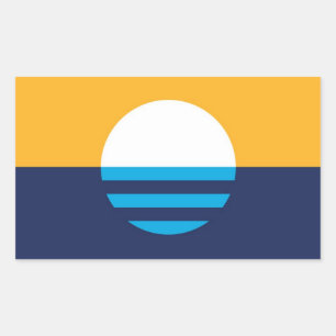 Die Fahne des Milwaukee-Sticker Rechteckiger Aufkleber