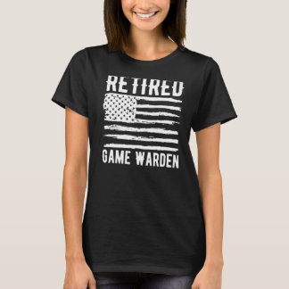 Die Fahne "Remüde Game Warden Professionals Americ T-Shirt
