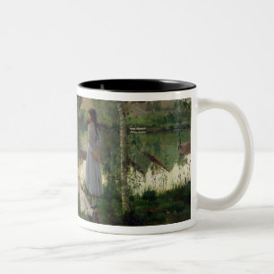 Die Fähre Zweifarbige Tasse