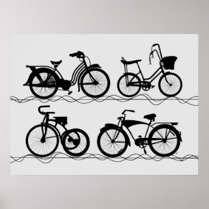 Die Fahrräder Poster