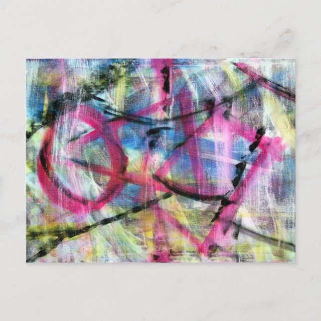 Die Fahrradpostkarte Postkarte (Vorderseite)