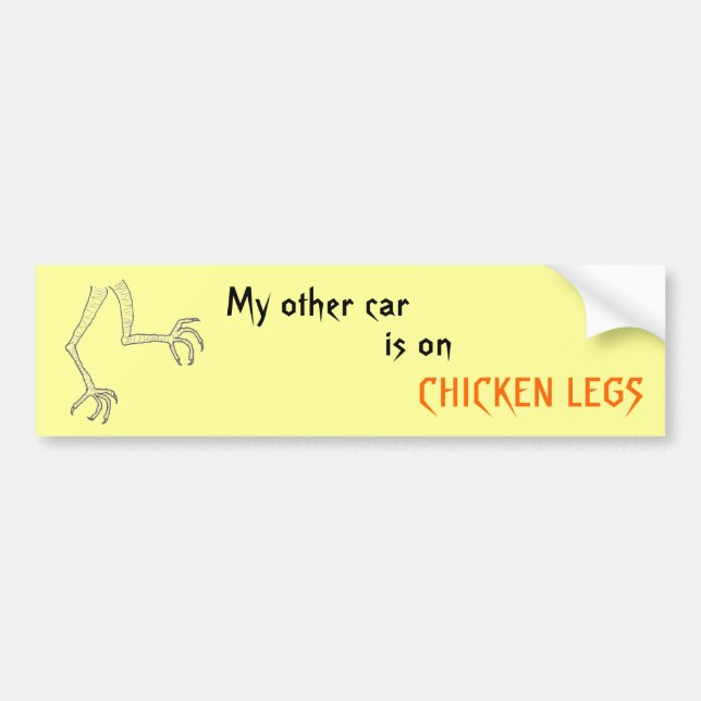 Die Fahrt des Kuchens Autoaufkleber (Vorne)