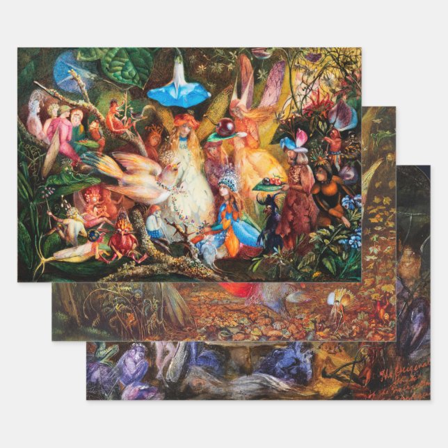 DIE FAIRIEN LIEBLINGSGEBIET , Zauberwald Fairy Geschenkpapier Set (Set)