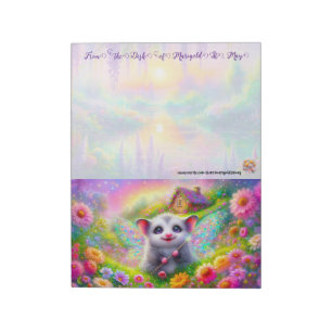 Die Fairy Collection: Opossum Notizblock