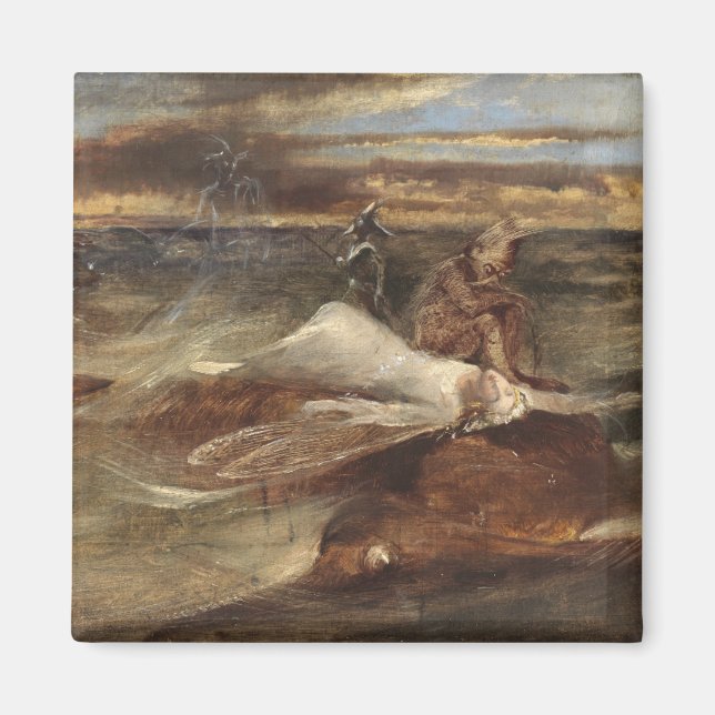 Die Fairy und das Meer schwach Magnet (Vorne)