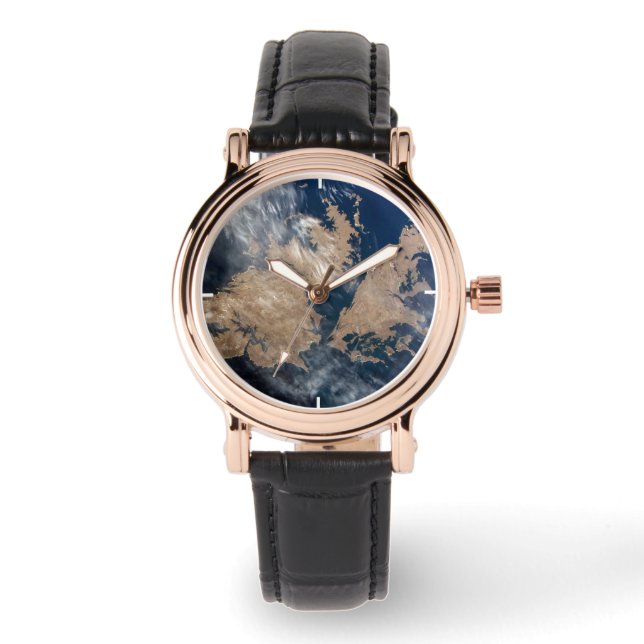 Die Falklandinseln (Insel Malvinas). Armbanduhr (Vorderseite)