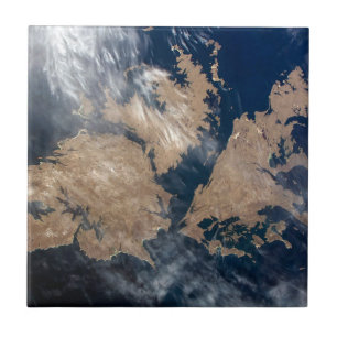 Die Falklandinseln (Insel Malvinas). Fliese