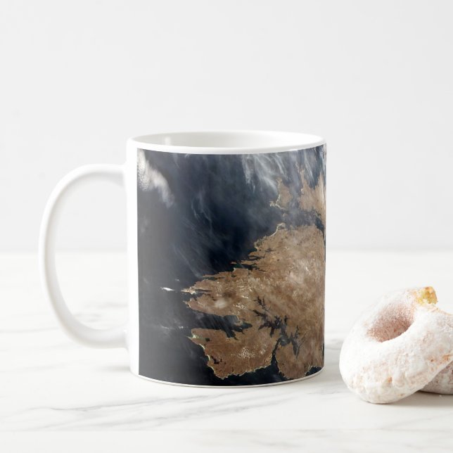 Die Falklandinseln (Insel Malvinas). Kaffeetasse (Mit Donut)