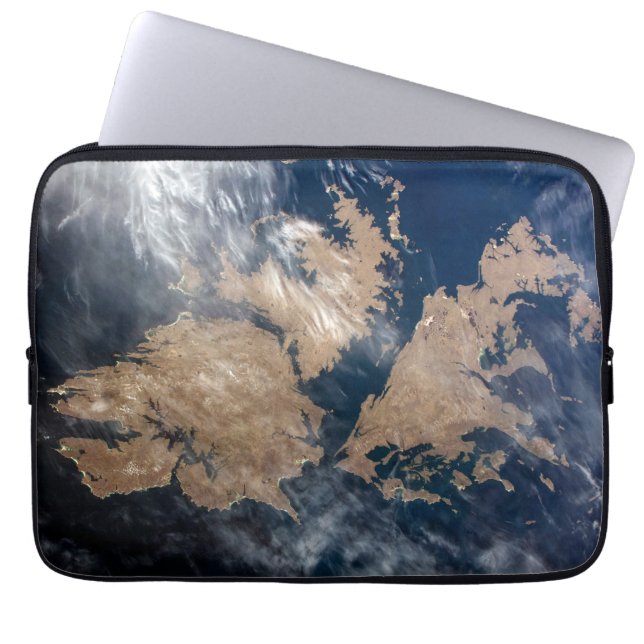 Die Falklandinseln (Insel Malvinas). Laptopschutzhülle (Vorderseite)