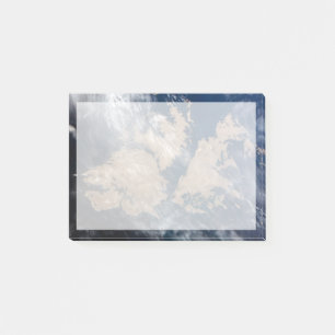 Die Falklandinseln (Insel Malvinas). Post-it Klebezettel