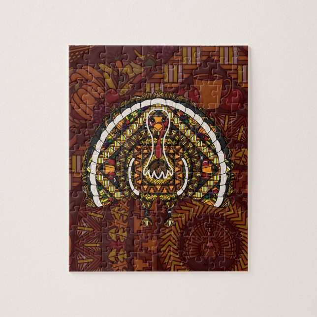 Die Fall-Türkei-Puzzlespiel (Vertikal)