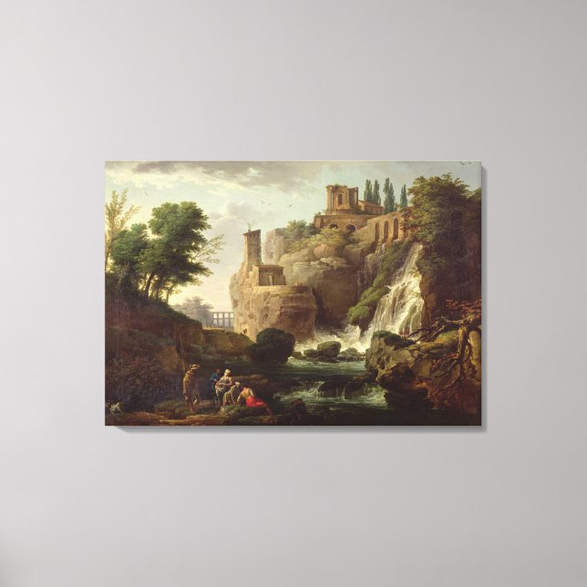Die Fälle von Tivoli Leinwanddruck (Vorderseite)