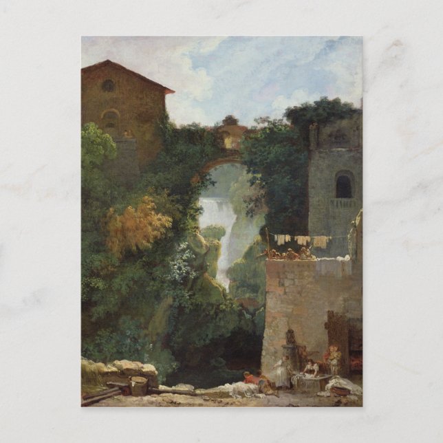 Die Fälle von Tivoli Postkarte (Vorderseite)