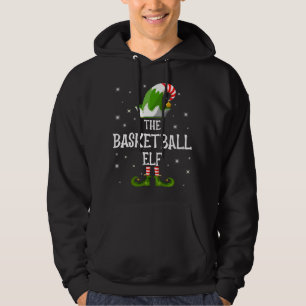 Die Familie Basketball Elf passt Weihnachten Hoodie