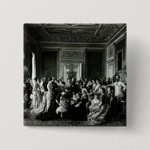 Die Familie der Königin Victoria, 1887 Button