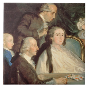 Die Familie des Infante Don Luis de Borbon 2 Fliese