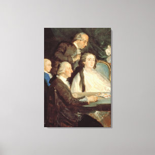 Die Familie des Infante Don Luis de Borbon 2 Leinwanddruck