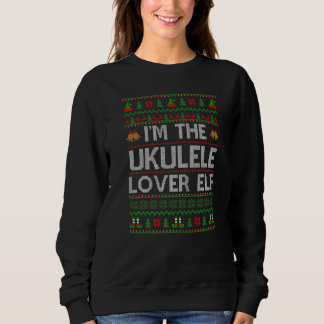 Die Familie, die hässlich passt, ich bin die Ukule Sweatshirt