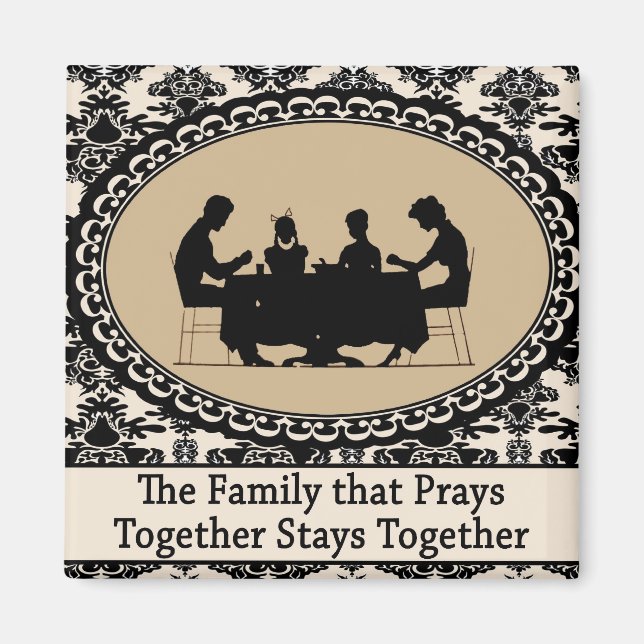 Die Familie, die Prays Magnet zusammenbringt (Vorne)