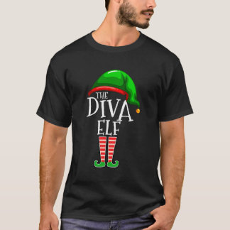 Die Familie Diva Elf Matching Group Weihnachtsgesc T-Shirt