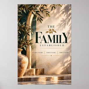 Die Familie hat ein persönliches Erbstück an der W Poster
