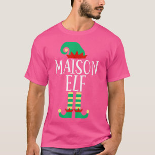 Die Familie Maison Elf passt zu Weihnachten Pajama T-Shirt