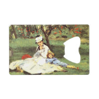 Die Familie Monet in ihrem Garten Edouard Manet