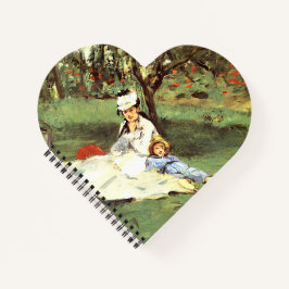 Die Familie Monet in ihrem Garten Edouard Manet Notizbuch