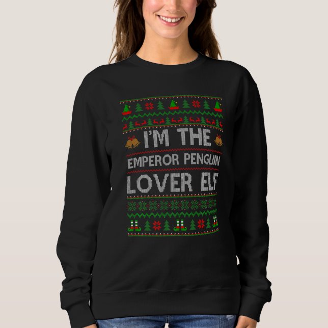 Die Familie passt gut zum Kaiser Pinguin Elf Chris Sweatshirt (Vorderseite)