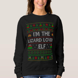 Die Familie passt zu mir, ich bin die Lizard Elf W Sweatshirt