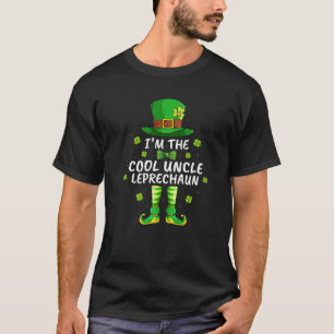 Die Familie passt zum Coolen Onkel Leprechaun St P T-Shirt