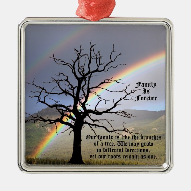 DIE FAMILIE PERSONALISIERT SICH FÜR JEDEN AUFENTHA ORNAMENT AUS METALL (Vorne)