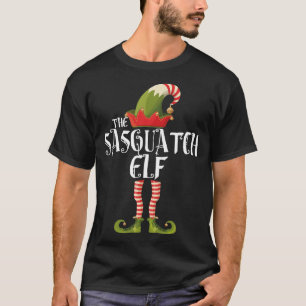 die Familie sasquatch elf passend Weihnachten T-Shirt