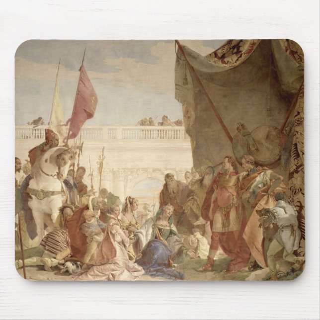 Die Familie von Darius vor Alexander Mousepad (Vorne)
