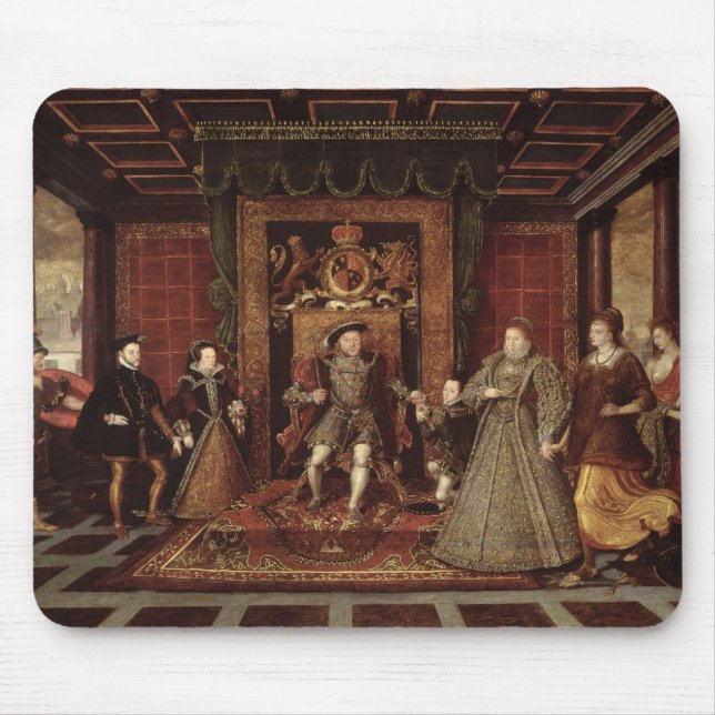 Die Familie von Henry VIII: Mousepad (Vorne)