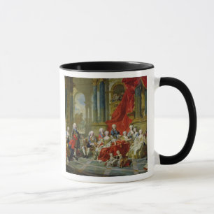 Die Familie von Philip V, 1743 (Öl auf Leinwand) Tasse