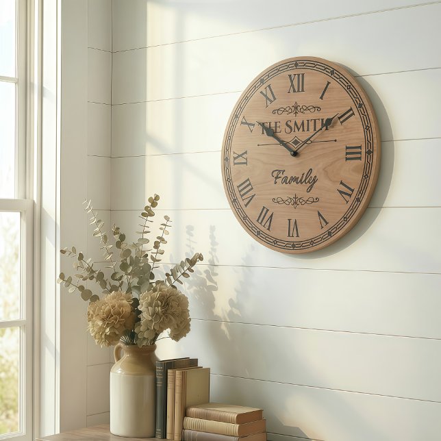 Die Familien SMITH Wanduhr (Von Creator hochgeladen)